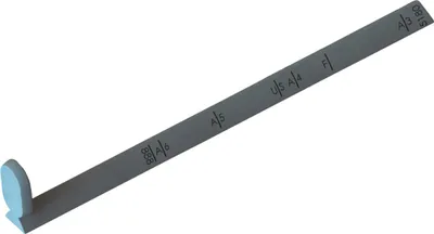Produktbild von LEITZ Anschlagschiene für Locher 5180 dunkelgrau