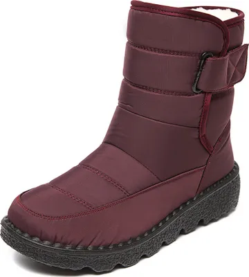 Produktbild von Tianpeng Damen Winterstiefel Warm Gefüttert Schneestiefel Wasserdicht Anti-Rutsch Winterschuhe Hohe Stiefel (36-45)