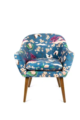 Image de Excelsa Fuji fauteuil en polyester et contreplaqué 70.5x65x83 cm multicolore