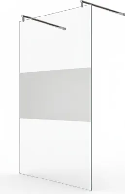 Produktbild von Glaszentrum Hagen Eva 98x200 cm Duschwand Satin-M