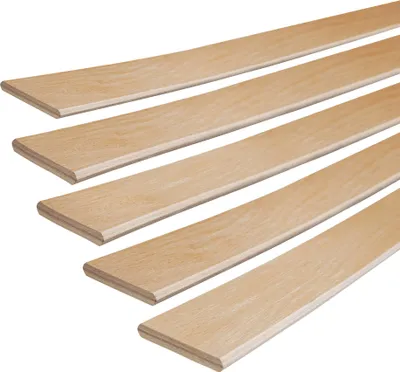 Obrázek produktu pro Sada bukových pružinových lišt, 10 ks, 795 mm, pro postel s rámem
