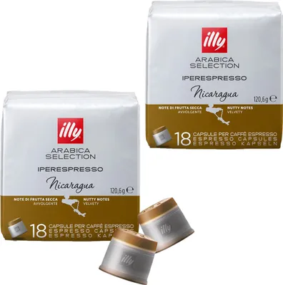 Obrázek produktu pro Illy Kaffee Arabica Selection Nicaragua 36 Iperespresso Kapseln aromatisch