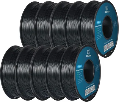 Produktbild von ABS-Filament, schwarz - 3D-Druckfilament - 3D-Druckdraht - 3D-Druckmaterial - Kunststofffilament