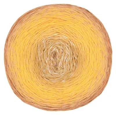 Produktbild von Gründl Saragossa Shades,250g/1000m,Farbverlaufsbobbel,50%Baumwolle/50% Polyamid,E Farben 10 maisgelb-ombre