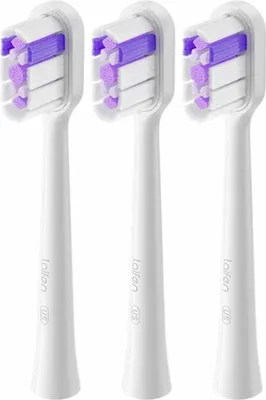 Immagine prodotto di Laifen Testine Spazzolino Elettrico Wave 3 pezzi Rosa Viola Bianco Compatibili