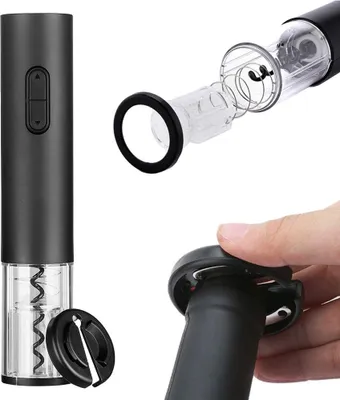 Obrázok produktu pre Verk 07092 Automatický elektrický otvárač na víno AA, čierny