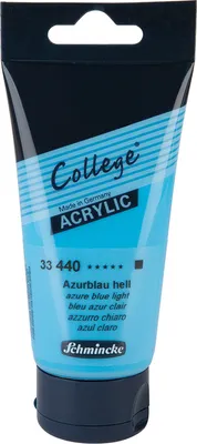 Produktbild von Schmincke 75ml College Acryl Azurblau hell Acryl 33 440 013