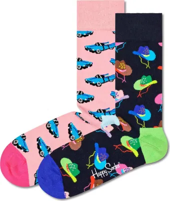 Produktbild von Happy Socks 2-Pack High Roller Socks Gift Set - 36-40