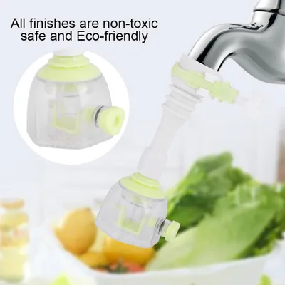 Obrázek produktu pro Přenosná kuchyňská baterie s úspornou funkcí, s ochranou proti stříkání, zelená, 13 cm