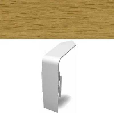 Produktbild von HZ Sockelleiste SLF-28 Innenecke Eiche hell 5161