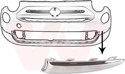 Produktbild von VAN WEZEL 1614581 Stoßstangen-Abdeckung Vorne Links für FIAT 500 (312) 500 C (312)