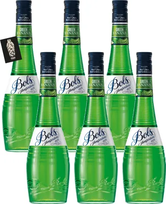 Produktbild von Bols 6er Set Green Banana 6x0,7L (17% vol.)- [Enthält Sulfite]
