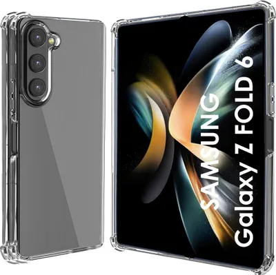 Image de Housse pour Samsung Galaxy Z FOLD 6 - Housse antichoc transparente pour téléphone portable, résistante aux rayures, ultra fine Phonillico®