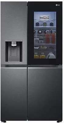 Produktbild von LG GSXV90MCDE Side-by-Side Kühlschrank mit InstaView Door-in-Door (635 Liter Kapazität, Festwasseranschluss,