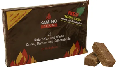 Zdjęcie produktu dla Zapalniczka na węgiel drzewny wykonana z naturalnego drewna i wosku