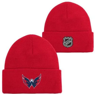 Produktbild von Washington Capitals NHL Strickmütze für Kinder, Wintermütze mit Bündchen