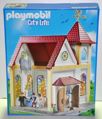 Produktbild von PLAYMOBIL 5053 Romantische Hochzeitskirche Kirche City Life
