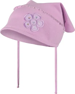 Produktbild von Kopftuch Sommer Mütze Schirmmütze Stirnband Mädchen, Flieder-uni, Gr. 44-46