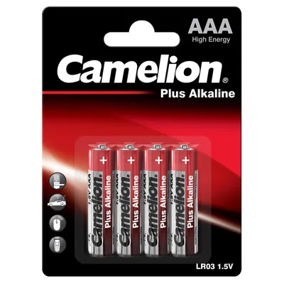 Immagine prodotto di Batterie Camelion Micro AAA Alcaline 4 blister 11000403