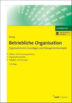 Produktbild von Betriebliche Organisation