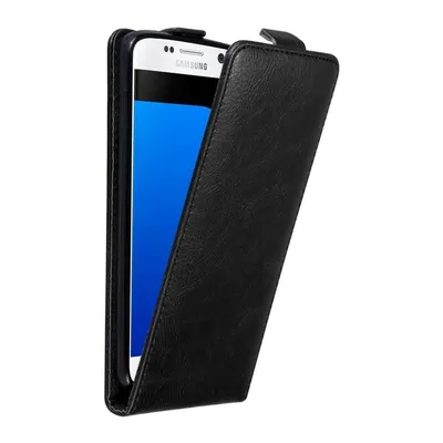 Immagine prodotto di Cadorabo cover per Samsung Galaxy S7 cover protettiva in nero flip case custodia del telefono cellulare cover