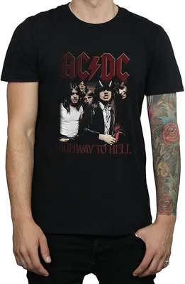 Produktbild von AC/DC - "Highway To Hell" T-Shirt für Herren BI1577 (L) (Schwarz)