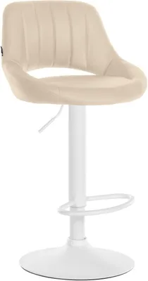 Produktbild von Barhocker Milet Kunstleder weiß creme