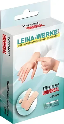Produktbild von LEINA Pflaster Set "Universal" 20-teilig hautfarbe