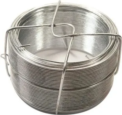 Image de Fil D'Attache Gris, Section 0.7 Mm X L.50 M