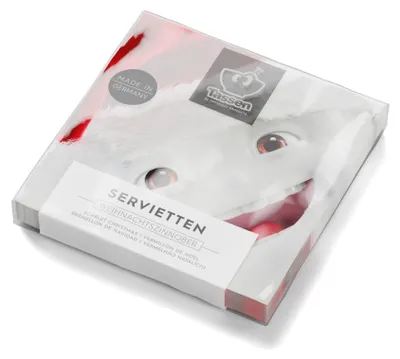 Produktbild von Servietten Weihnachtszinnober - FIFTYEIGHT - T042105