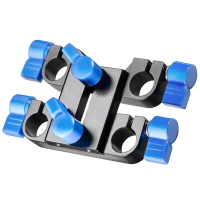 Immagine prodotto di Walimex Pro 15 mm Blocco a doppio morsetto per video rig