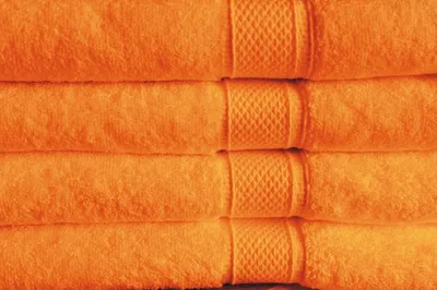 Produktbild von Handtuch orange 100 % Baumwolle 450 g/m² 50x100 cm