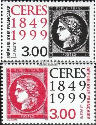 Produktbild von Briefmarken Frankreich 1999 Mi 3354-3355 (kompl.Ausg.) postfrisch Briefmarkenausstellung