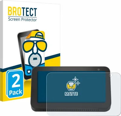 Produktbild von 2x BROTECT Schutzfolie für Amazon Echo Show 5 (2. Gen.) Displayschutz Displayschutzfolie Folie Matt Entspiegelungsfolie