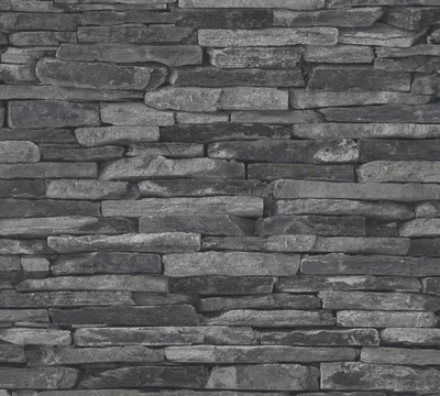 A close-up view of a stone wall texture.