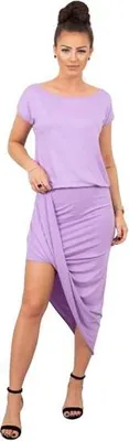 Produktbild von Asymmetrisches lila Kleid
