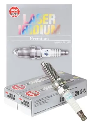 Image de 2 bougies d'allumage NGK LKAR8AI-9, référence 6706, iridium