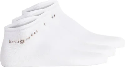 Produktbild von bugatti Herren Sneakersocken 3er Pack - Socks Soft Baumwolle Uni Basic Weiß 39-42