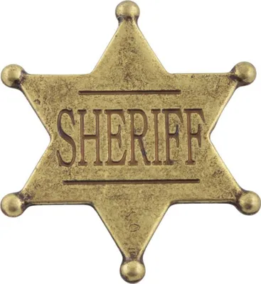 Produktbild von Sheriffstern US messing