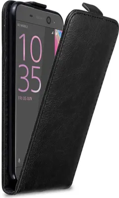 Obrázok produktu pre Cadorabo puzdro pre Sony Xperia XA ULTRA ochranný kryt v čiernej farbe Flipové puzdro na mobilný telefón Puzdro Kryt