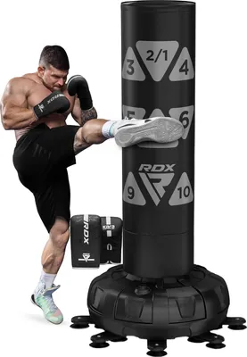 Produktbild von Boxsack RDX Freistehender Boxsack mit Handschuhen, 6ft Kickboxen, MMA Fitness