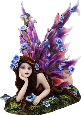 Produktbild von Wunderschöne Elfe liegt auf Blumenwiese - Fairy, Blume, Elfenfigur