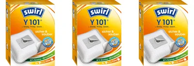 Produktbild von 3 Pakete Swirl Staubsaugerbeutel Y101 / Y 101 EcoPor für AFK, Boman und andere