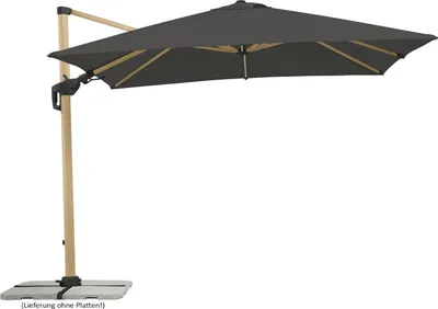 Immagine prodotto di Ombrello semaforico Schneider RHODOS TWIST WOODY circa 300 x 300 cm, antracite