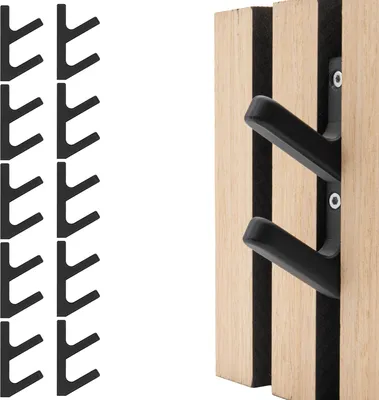 Produktbild von 10x Kleiderhaken Garderobenhaken Akustikpaneele Akustikpanele Universal Haken Halter
