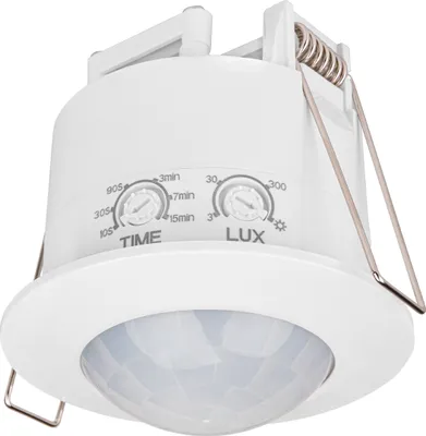 Produktbild von MasterLED PIR-Deckenbewegungsmelder Ø76 mm 360° 6 m IP20 Erfassungsbereich weiß