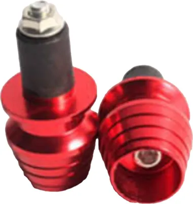 Produktbild von 1 Paar Motorrad-Griffstopfen, Aluminiumlegierung, Lenkergriffenden, Modifikationszubehör, Rot