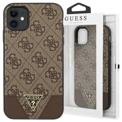 Immagine prodotto di Guess Guhcn61Pu4Ghbr Iphone 11 6,1 / Xr6,1 Brązowy/Brown Hardcase 4G Triangle Collection