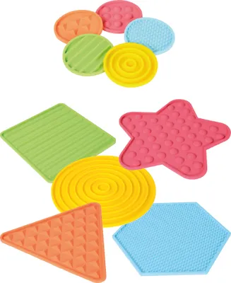 Produktbild von EDUPLAY 120706 Sensorik Silikonmatten klein, mehrfarbig