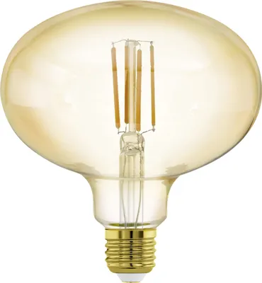 Produktbild von Eglo LED Leuchtmittel R14 E27 Kugelform 4,5 W dimmbar warmweiß amber
